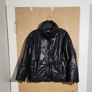 Women's Black Puffer Jacket